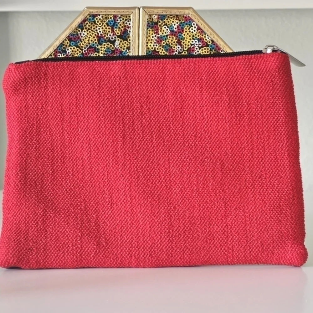🟠 4 FOR $25 🟠 SEPHORA FLAT MAKE-UP/COSMETICS BAG